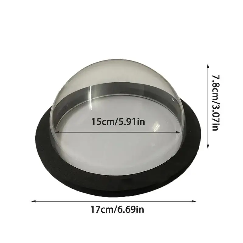 Aquarium Floating Plant Ring Dome Shape Fish Tank Plant Ring Aquarium Feeding Floating Fish Dome Tank Food
