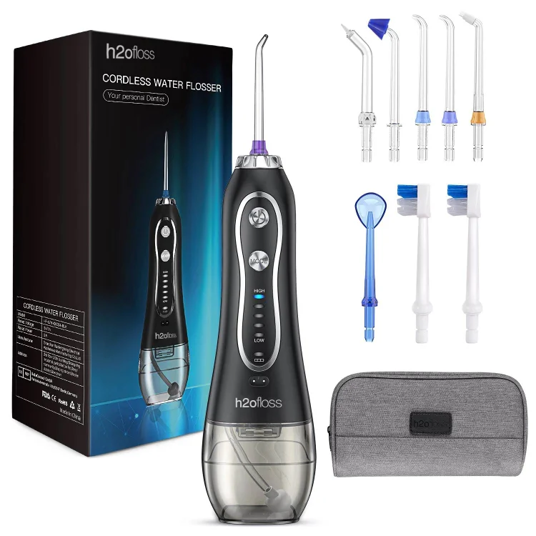 

Ultra Professional Electric Water Flosser h2ofloss irrigator 300 Portable Oral Cleaning Kit