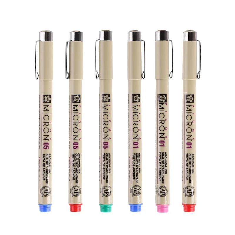 Pen Marker 1pcs Micron Pen Multicolor 0.25mm 0.45mm for Drawing Dessin Sketch pen marker color marker pens markers pen marker pens marker pen art marker pens art markers micro pens colored pens