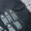 men triangle embroidery patches distressed jeans 6