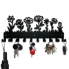Flower Design Key Holder Metal Wall Mounted Rack Hook Wall Hanging Storage Rack Coat Rack Key Hanger Wall Hanging key Hanger 3