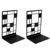 2 Pcs Color Railings Book Ends for Shelves Duty Bookend for Heavy Books Organizer Book Home Bookend Book rack Holder Stand Shelf 4