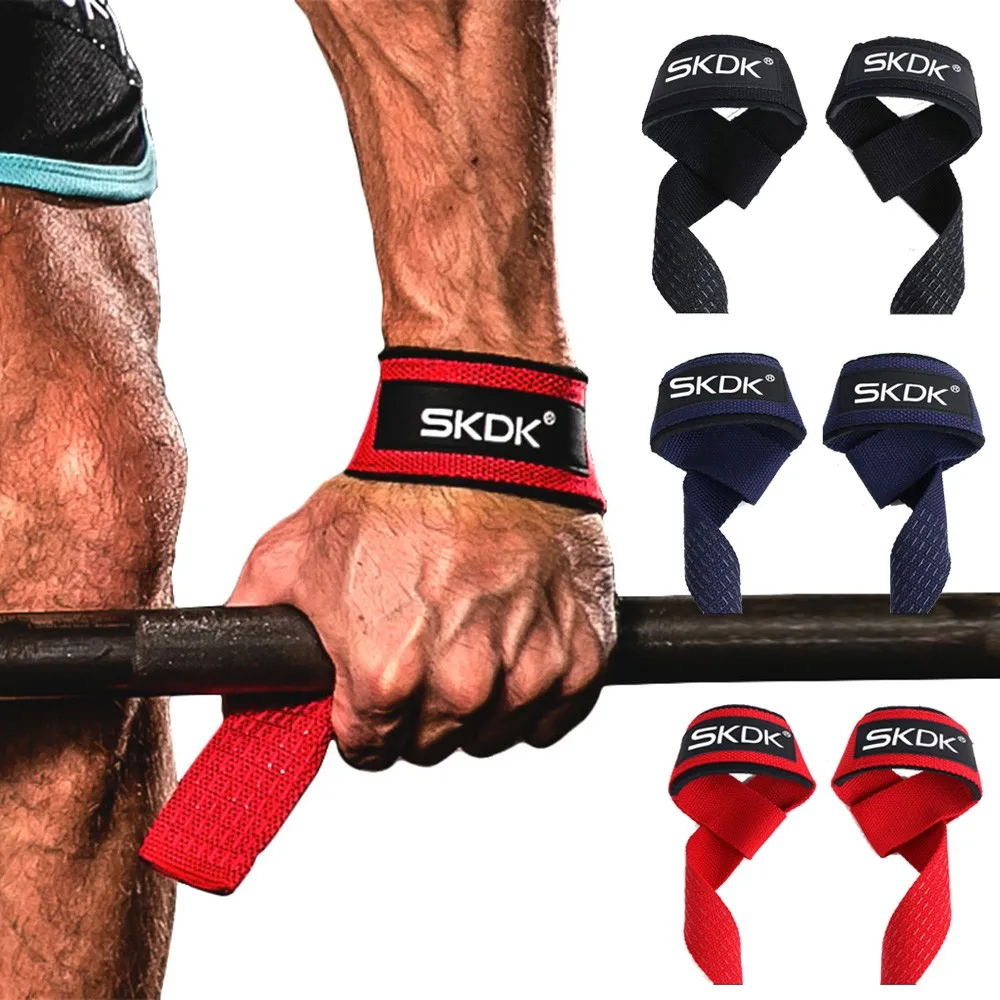 1 Pair Gym Lifting Straps Weightlifting Gym Anti Slip Sport Safety
