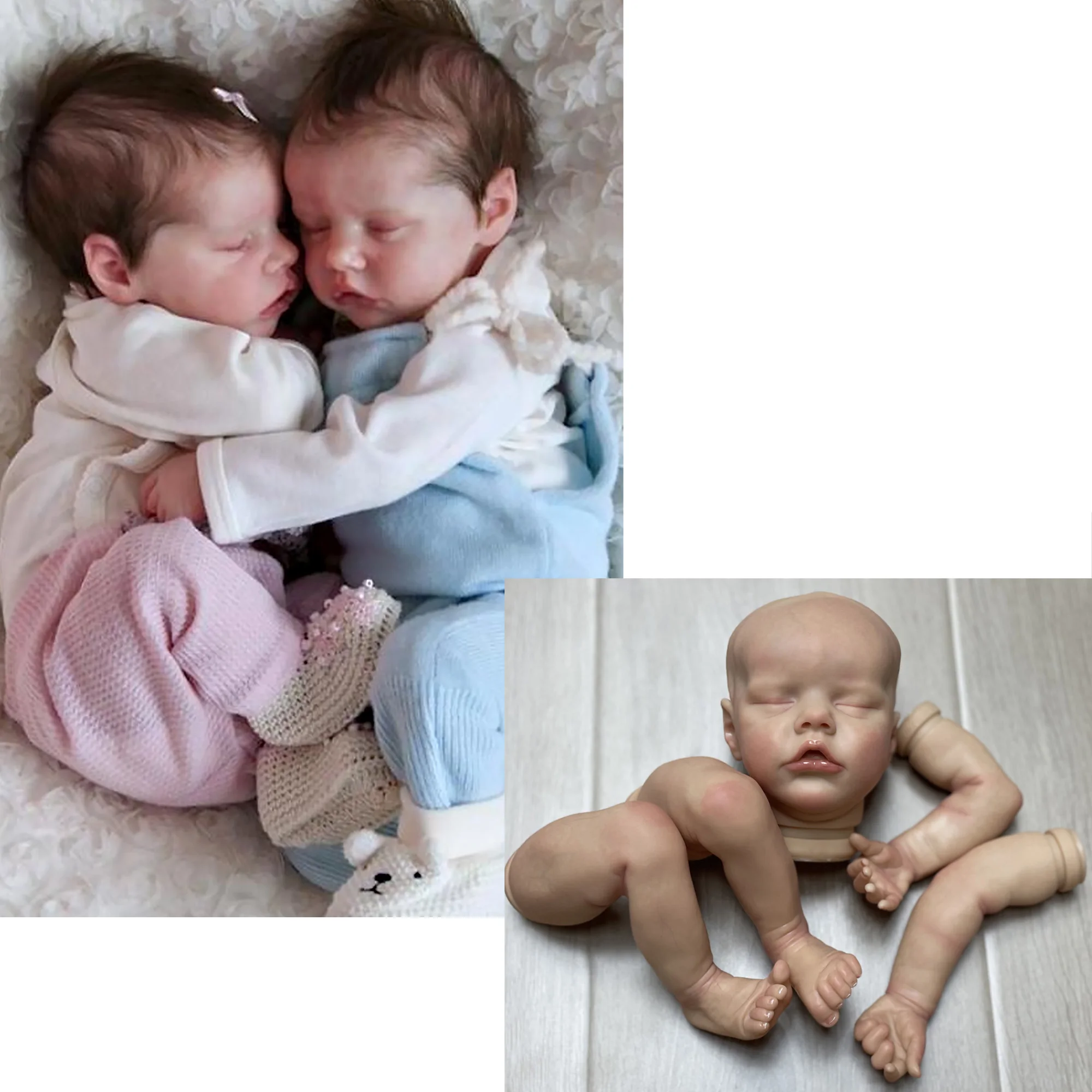 Silicone April 20 Inch Reborn Bebe bebê reborn de silicone mole Handmade  Realistic Smile Face reborn de silicona cuerpo entero - AliExpress