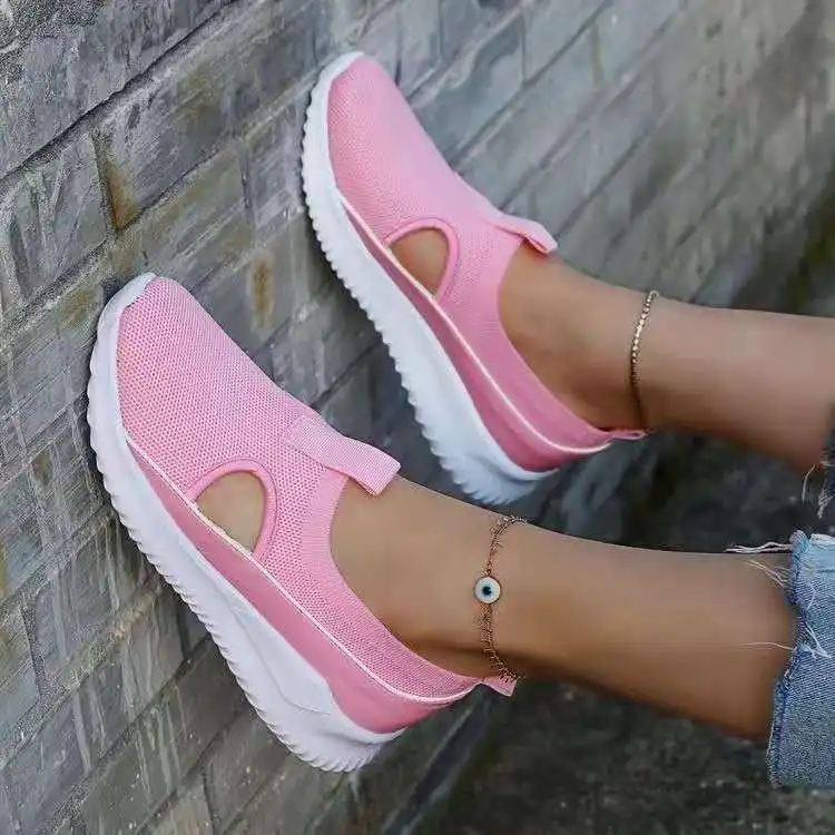 2022 New Women Fashion Casual Sandals Classic Mixed Color PU Flat Platform Sandals Ladies Shoes Outdoor Sandalias Mujer
