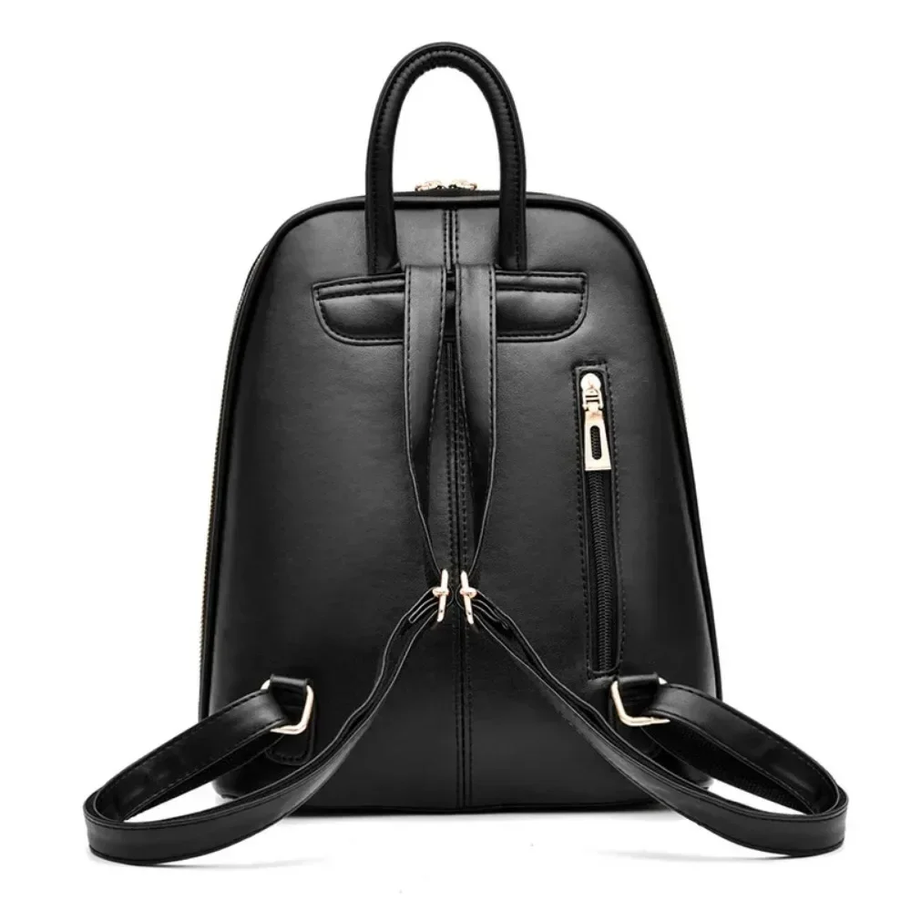 New Luxury Women Backpack Delicate Leather Shoulder Bag Fashion Women Designer Backpack Girls School Backpack Schoolbag 백팩