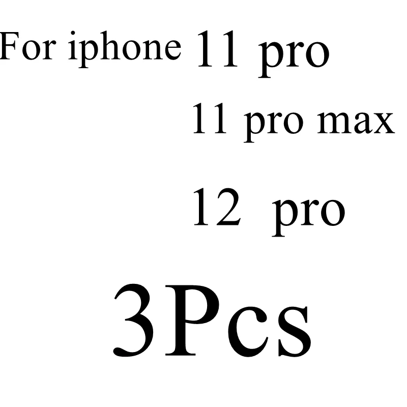 Diamond Metal Protective Glass Camera Lens Protector (2-3 Pack)