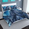 Hot Game World of Warcraft Tribal Flag Logo Duvet Cover Set with Pillowcases 3d Bedding Set Bed Linen Bedclothes Twin Queen King 4