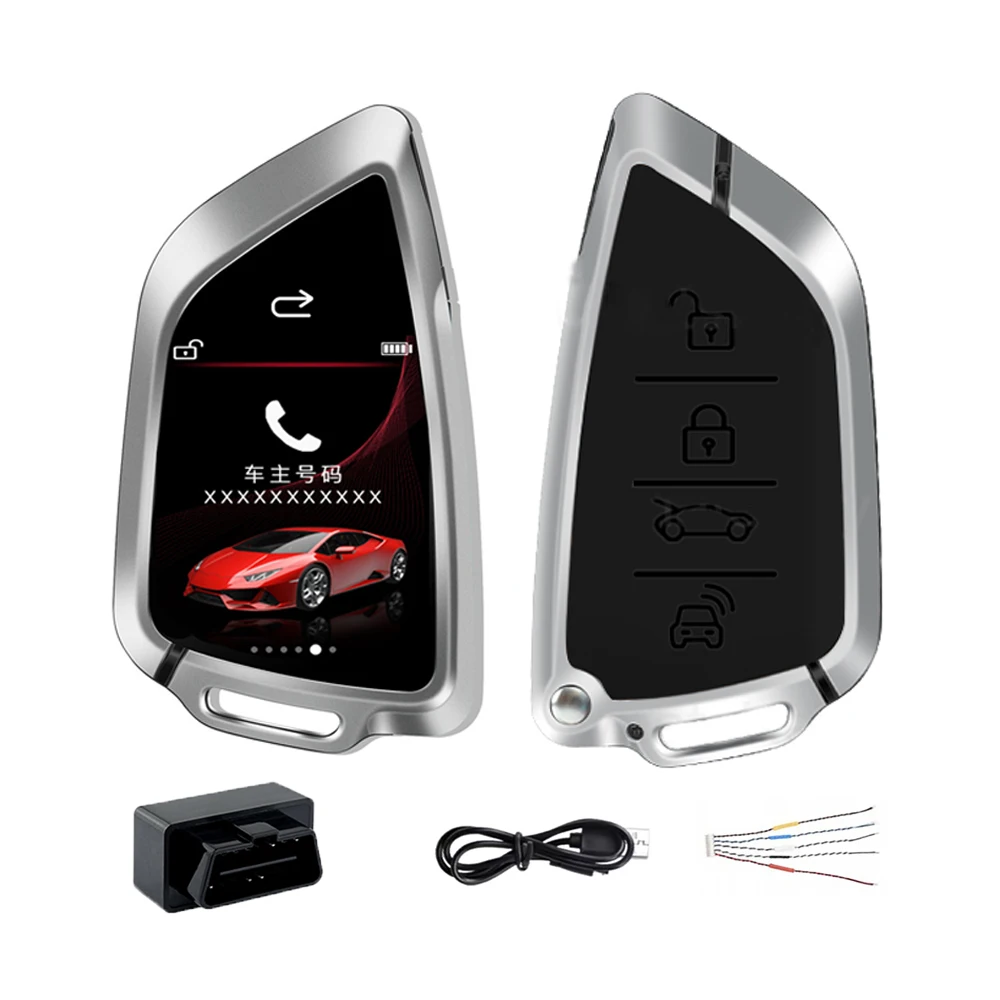 Intelligenter LCD-Schlüssel für BMW, Audi, Hyundai, Benz, Honda, Toyota, Nissan, Lexus, Porsche, Mazda, universeller modifizierter Bildschirmschlüssel, komfortabler Zugang – Detail 10