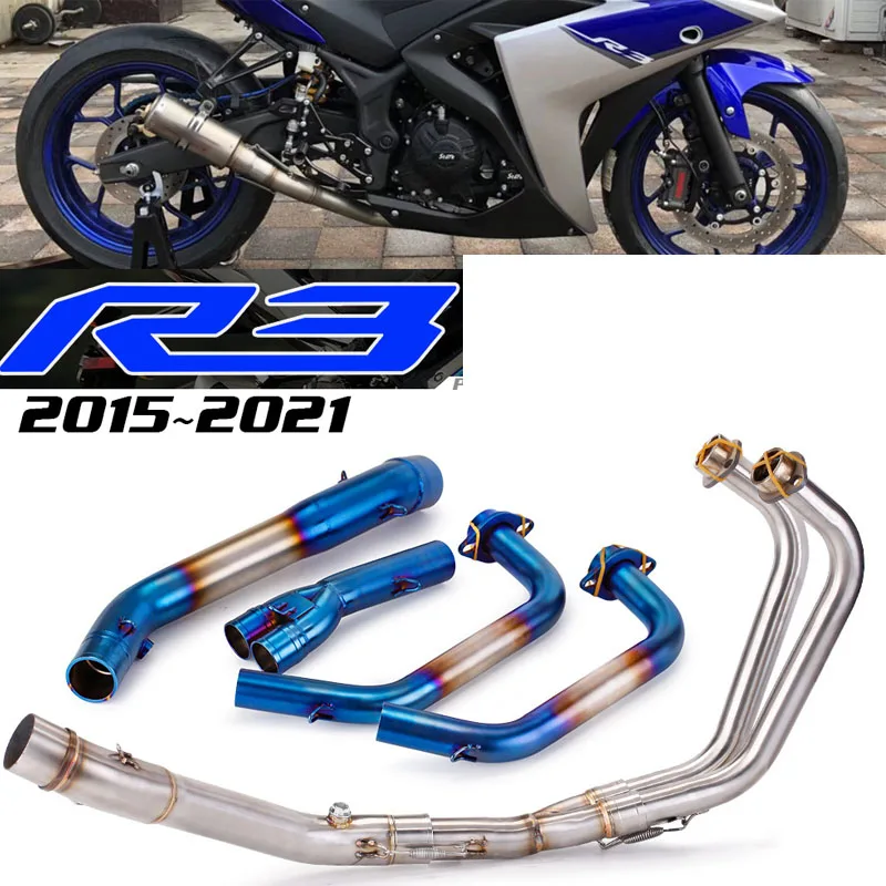 51mm 오토바이 배기 전체 시스템 탈출 Yamaha YZF R25 R3 MT-03 2..