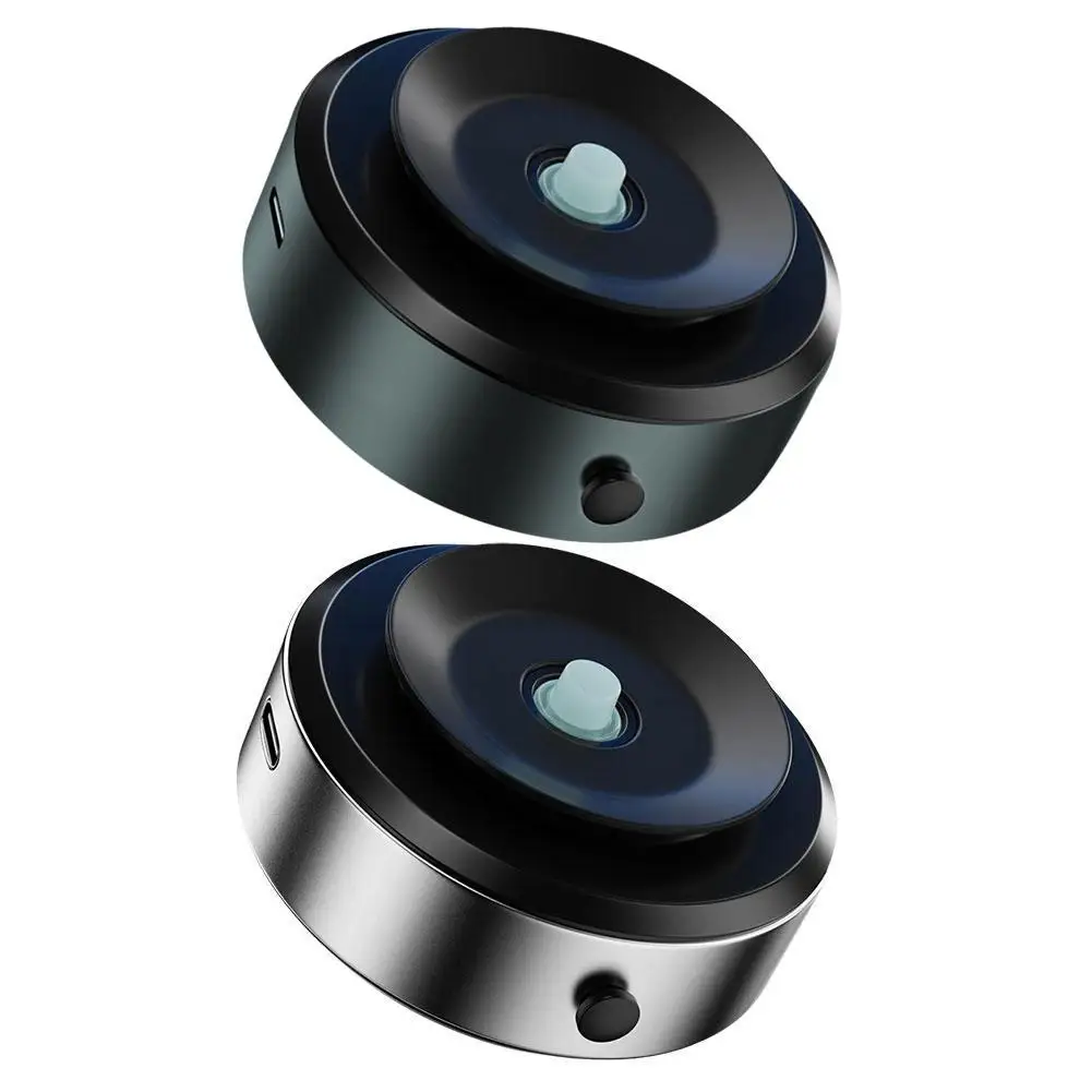 Magnetic Car Mount Phone Holder Metal Black For Navigation