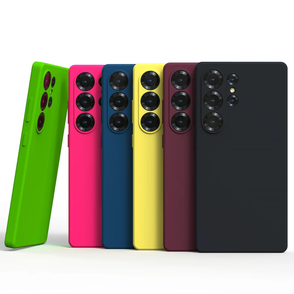 Soft Liquid Silicone Ultra-Thin Shockproof Phone Back Cover