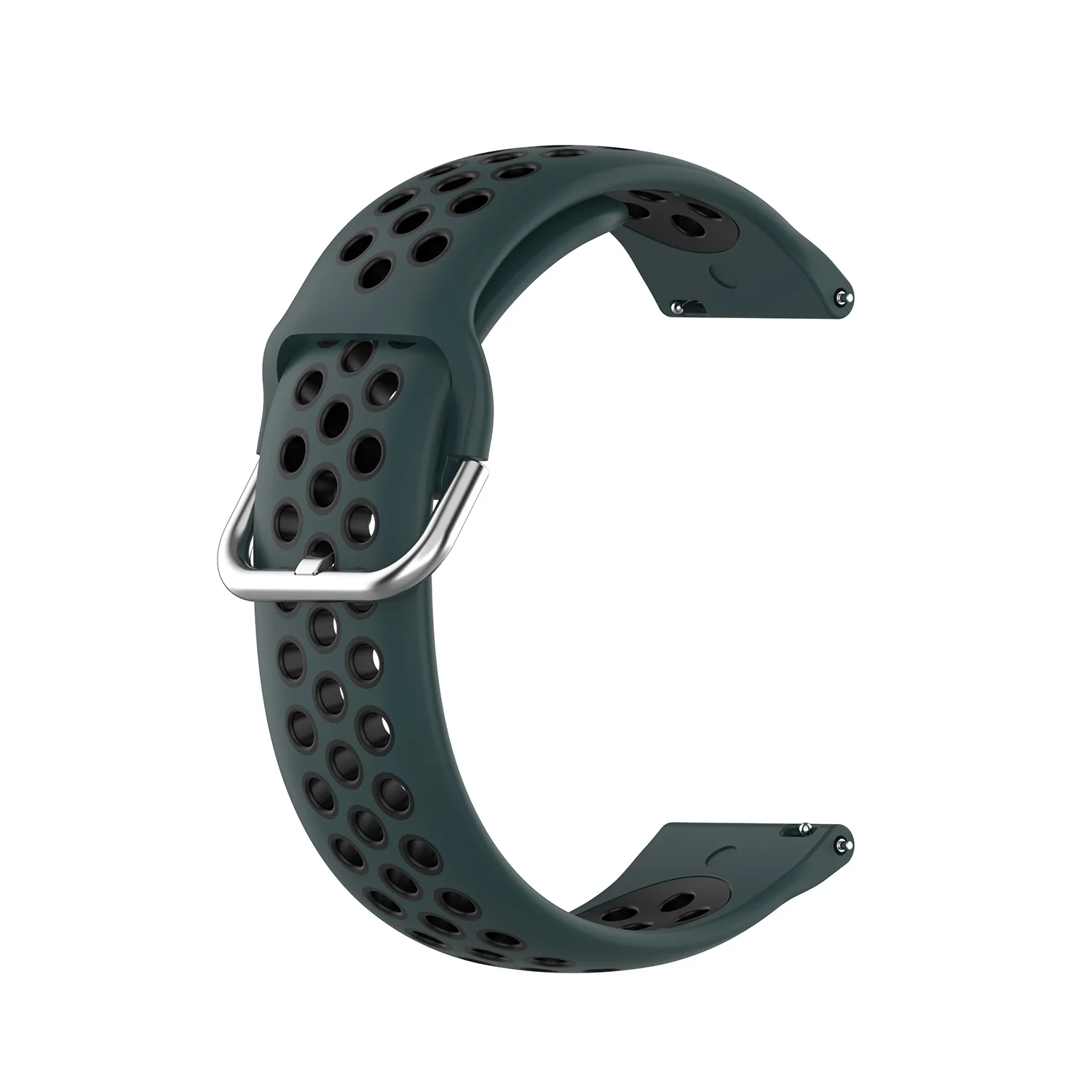 Versatile Silicone Sports Band - 20mm/22mm Strap