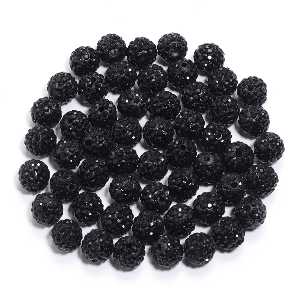 Dowarm 255 Perline Strass 10 Mm Gialle – Kit Per Gioielli Fai Da Te Con Accessori – Per Collane E Bracciali Shamballa - 2