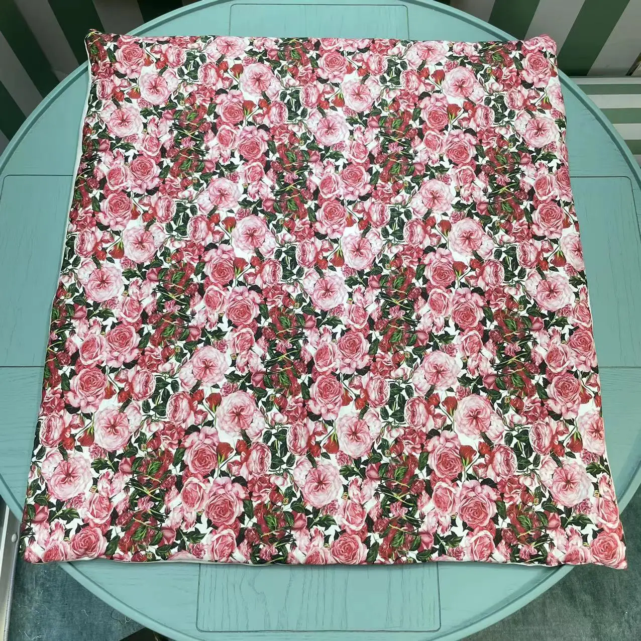 New autumn and winter flower print children's duvet cotton children's sleeping bag