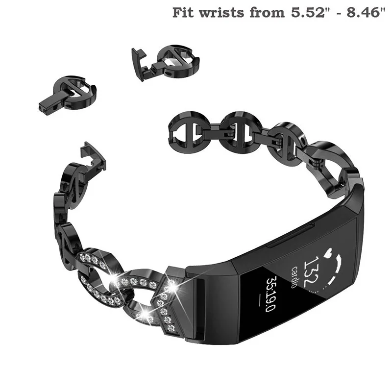 Elegant Bling Stainless Steel Wristband