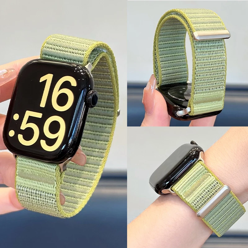 Premium Nylon Loop Strap for Smartwatch – Breathable & Comfortable Band Replacement