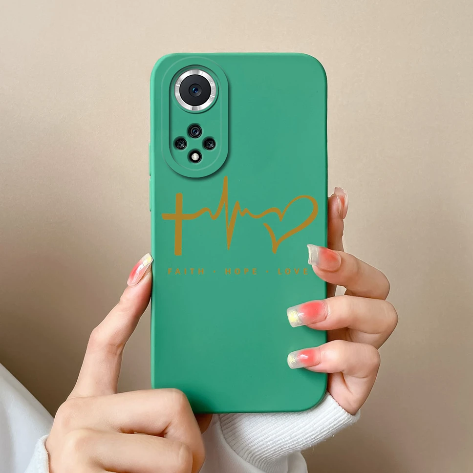 Liquid Silicone Patterned Back Cover Phone Case - Stylish & Protective