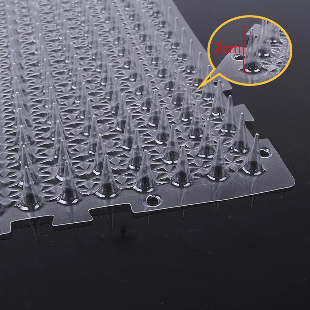 8pcs Transparent Training Spikes Mats Thorn Pad Cat Deterrent Scat Mat Home Garden Anti-climbing Protective Mat Cat Accessories cat scat mat
