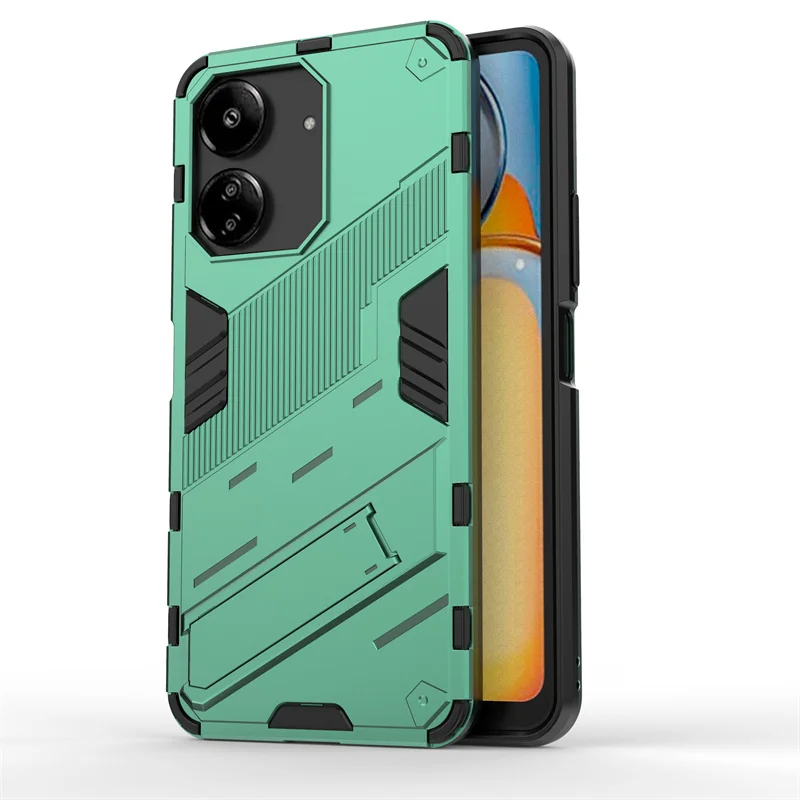 Rugged Armor Phone Case with Kickstand and Shockproof Holder