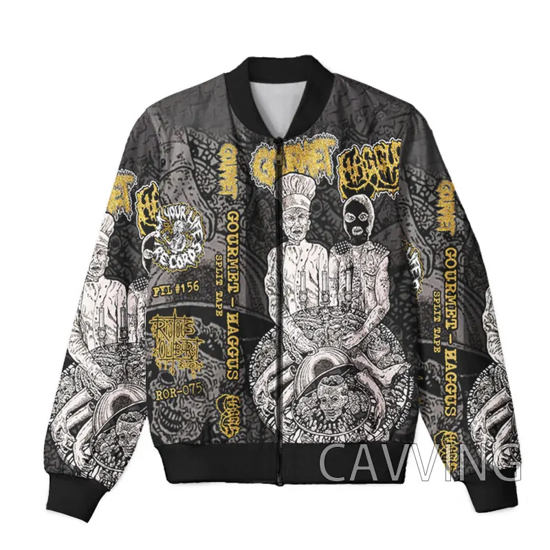 CAVVING 3D Printed  HAGGUS ROCK   Zipper Bomber Jackets Men Overcoat Mens Coat Zip Up Jackets for Women/Men 4