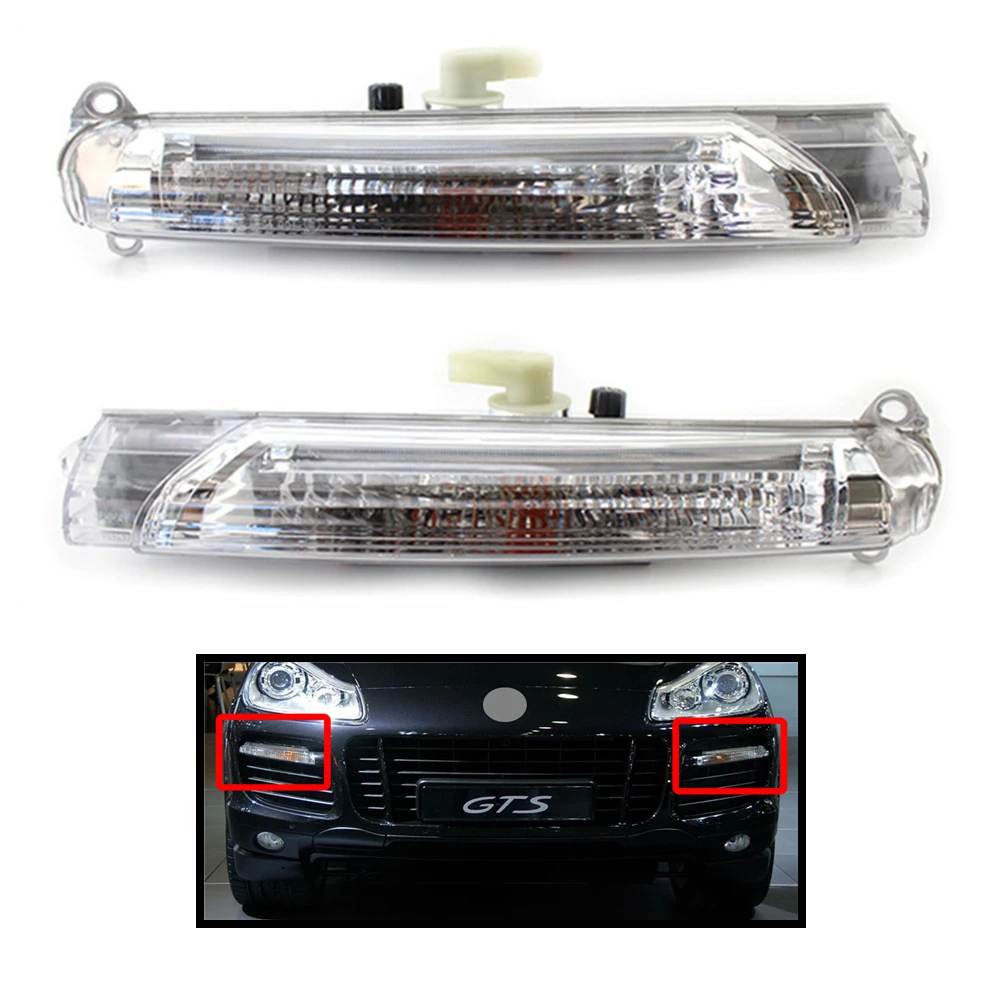 Daytime Running Lights DRL For Porsche Cayenne GTS Turbo 2007 2010