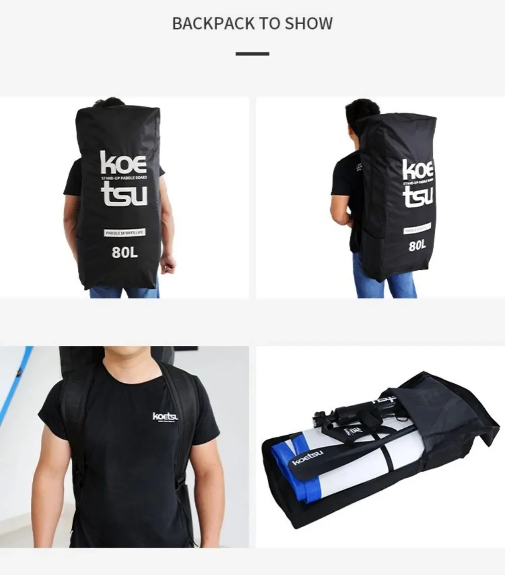 Inflatable Stand Up Paddle Board SUP Surfboard Set with Pump & Accessories 4