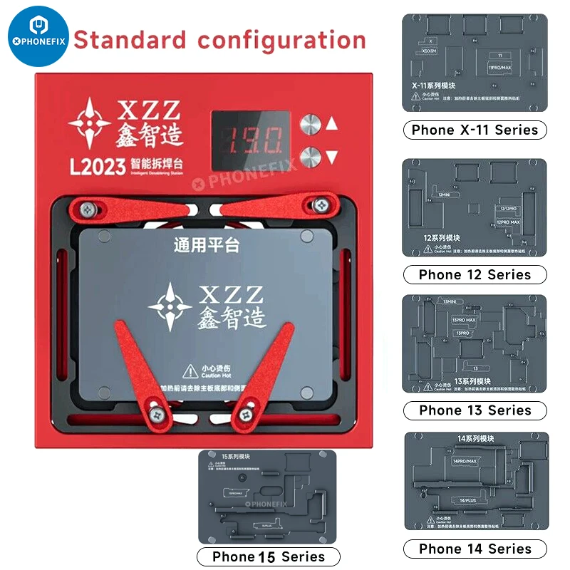 XZZ-L2023 Estação Desoldering Inteligente, Controle De Temperatura, Plataforma De Pré-aquecimento, Separação De Posicionamento Para iPhone X-15 Pro Max