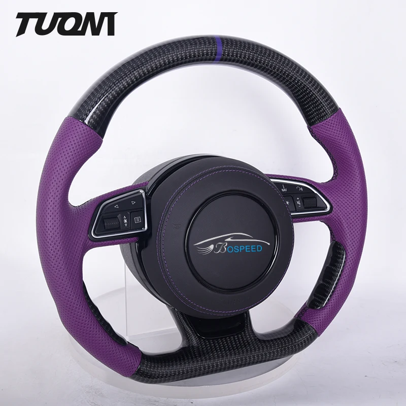 

For Audi B8 B8.5 B9 S5 S3 Q2 Q3 Q5 Q7 TT S3 S4 S5 S7 R8 RS3 A1 A3 A4 A5 A6 A7 Car Accessories Custom Carbon Fiber Steering Wheel