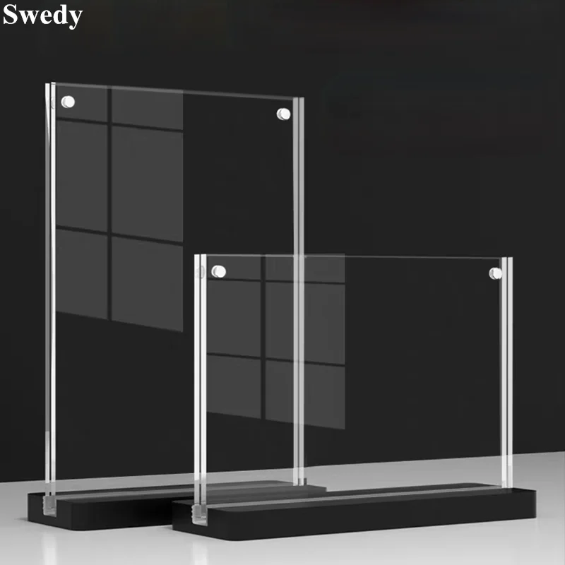 Supporti Acrilici Per Cartellini Prezzi - 2 Pezzi | Espositori Da Tavolo Per Ristoranti E Negozi - Foto 11