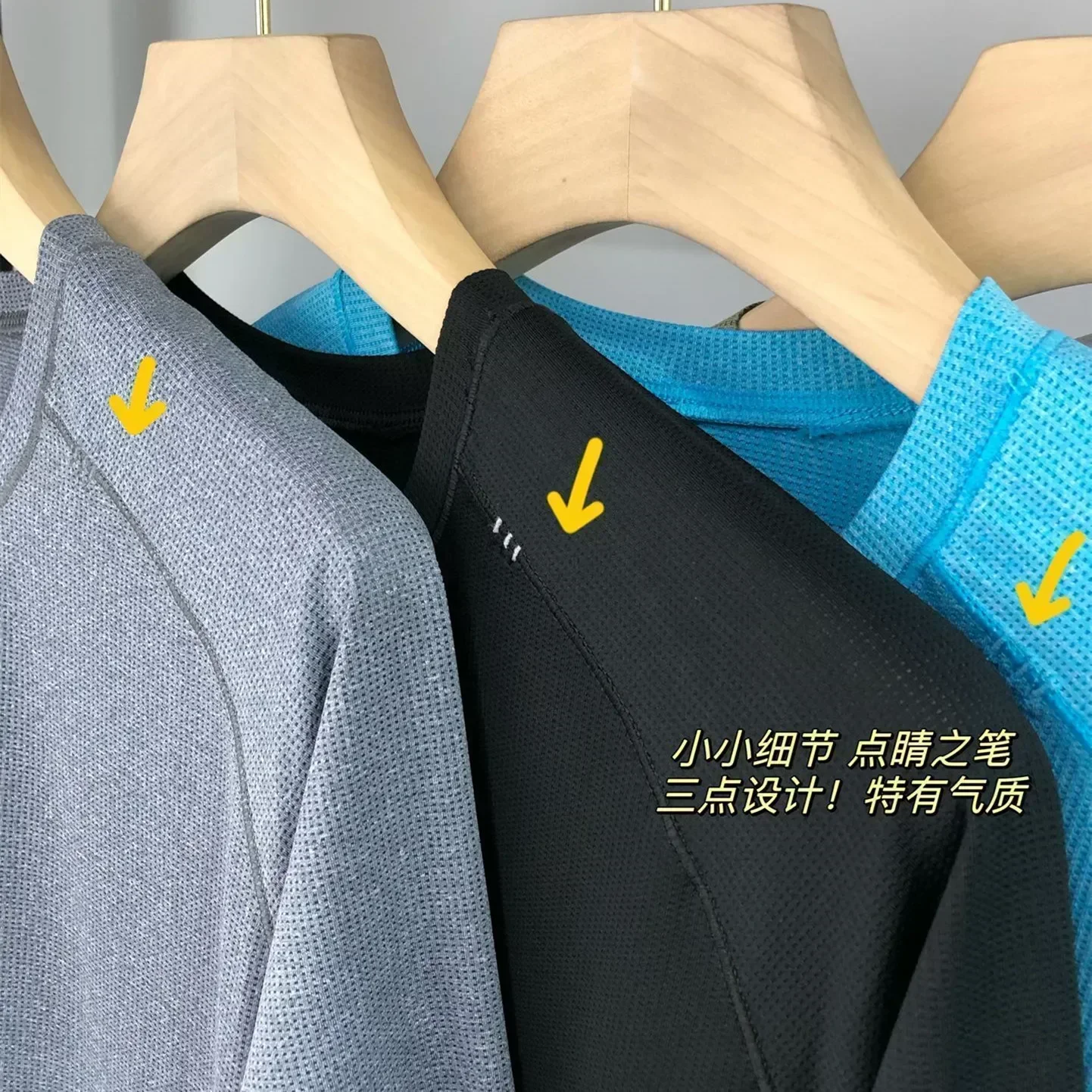 Men's Metal Vent Tech Men's sports short-sleeved T-shirt Casual 7-color Breathable Round Neck Quick Drying Sports T-shirt