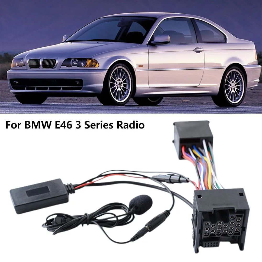 

Беспроводной адаптер для BMW E46, 3 серии, 10 контактов, AUX-IN, аудио кабель, автомобильные аксессуары, гарнитура без потерь, высокое качество