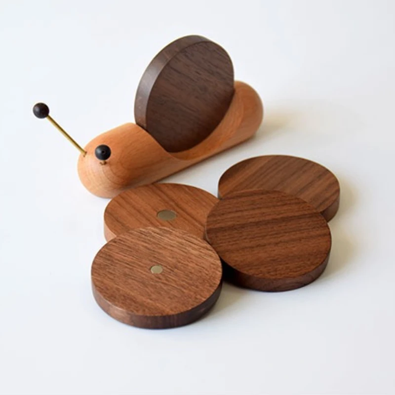 Snail wooden coasters - Image 2