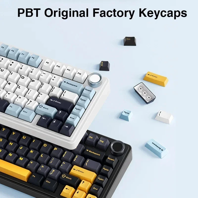 AULA F75 2.4G 무선/블루투스/유선 게이밍 기계식 키보드 RGB 커스터마이징 75% 레이아웃 OEM 프로파일 가스켓 PC 게임 키보드