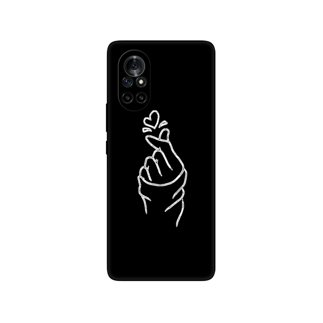 Huawei Nova 8 Case Nova8 5G 4G Back Cover For Huawei Nova 8 5G Phone Cases Soft Silicone TPU Fundas 6.57 inch black tpu case