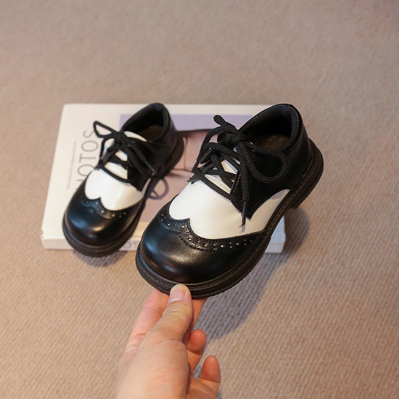 Leather Kids Casual Shoes for Boys and Girls