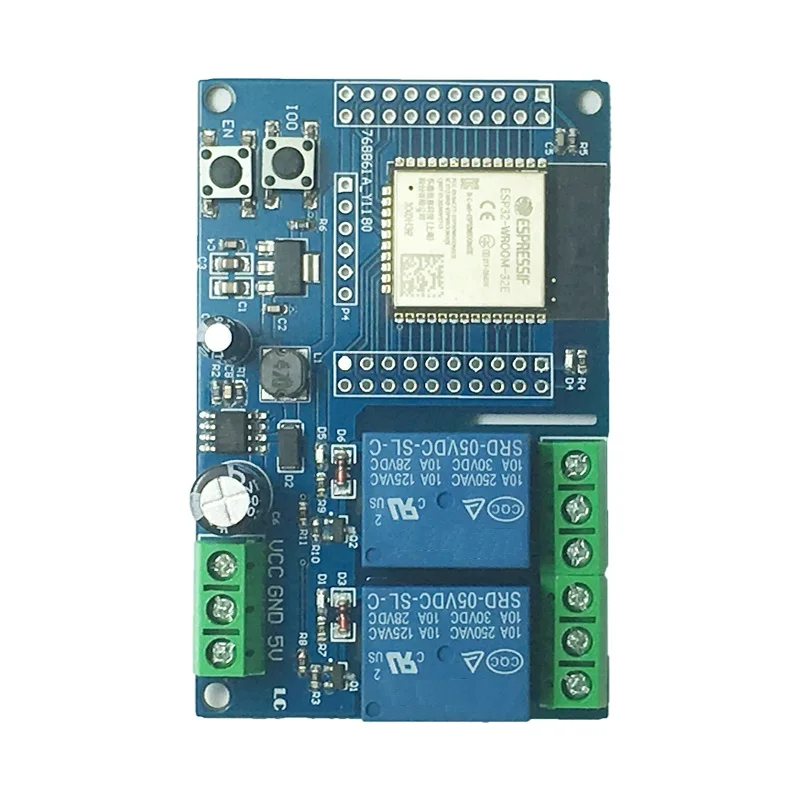 

ESP32-WROOM макетная плата 2 WIFI реле канала модуль DC 5-60V