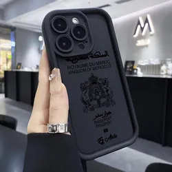 Morocco UK USA Passport Design Phone Case Cover for Note 11 Pro Plus 5G (JTB-9E412086J1)