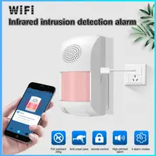 

Tuya Smart WiFi Infrared Detectors Motion Sensor Alarm Compatible With Tuya SmartLife APP Work With Alexa Google Home Smart Home