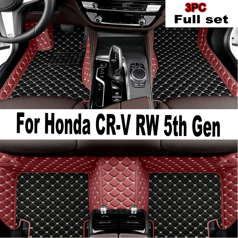 

LHD Carpets Car Floor Mats For Honda CR-V CRV RW 5th Gen 2022 2021 2020 2019 2018 2017 Auto Accessories Custom Covers Foot Rugs
