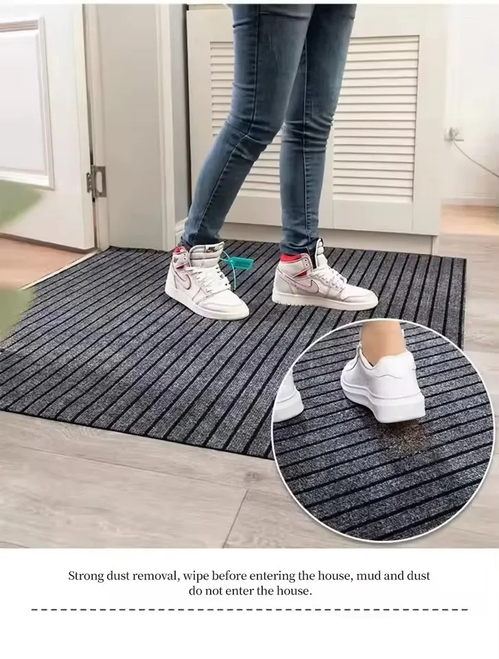 Anti Slip Kitchen Mat Floor Carpet Full Coverage DIY Absorb Oil Kitchen Doormat Long Hallway Runner Rug Entrance Easy To Clean 2