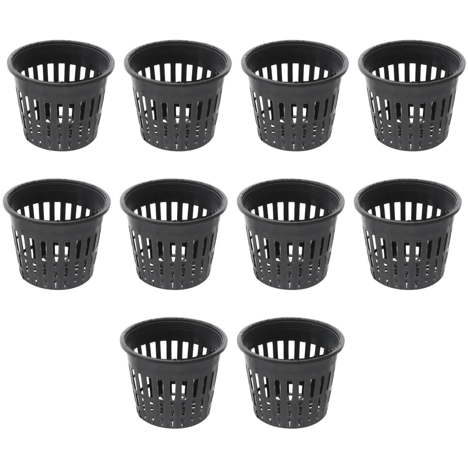 

Planting Basket Garden Slotted Mesh Net Cup Heavy Duty Net Pot for Garden Lawn Planting Tool System 10pcs