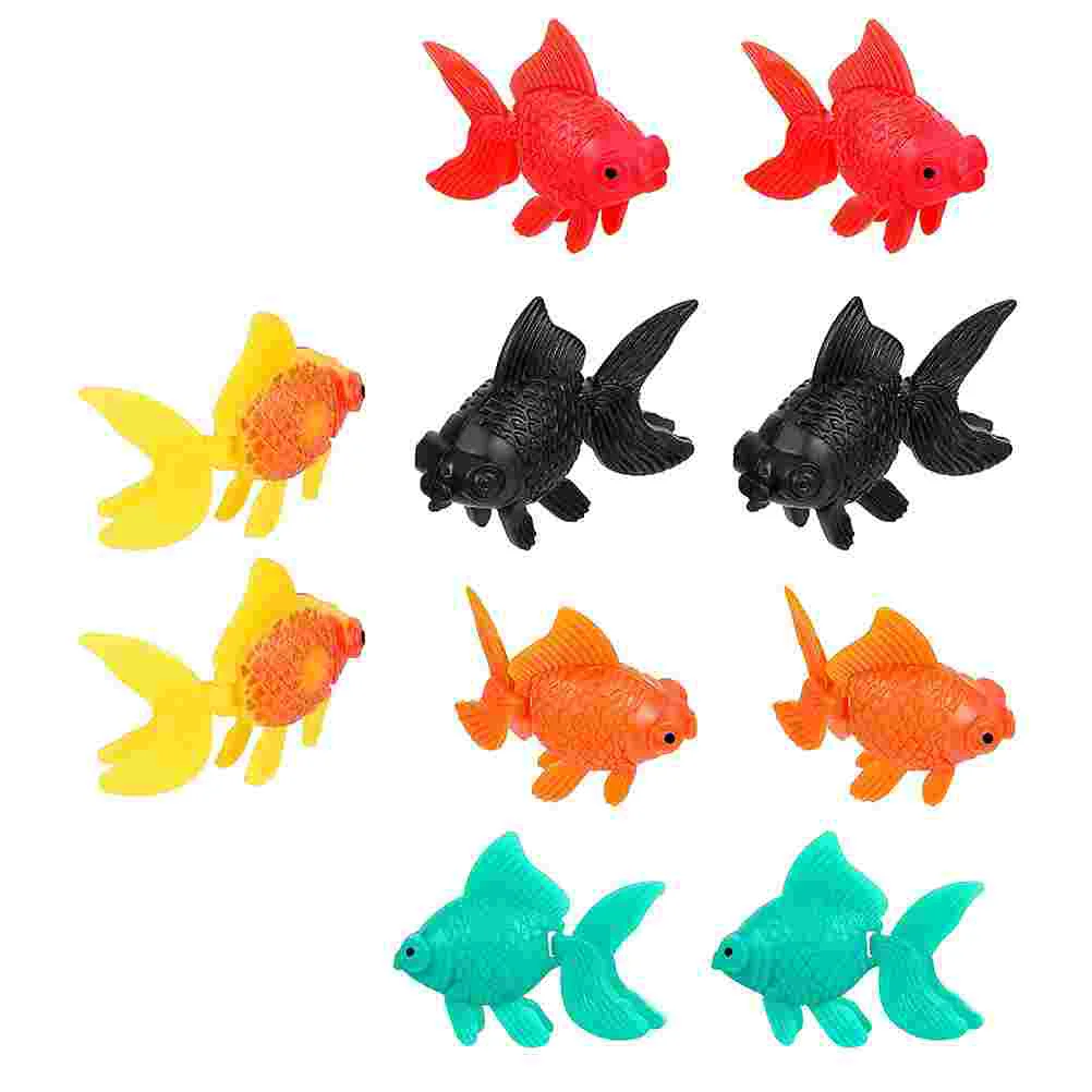 

10 Pcs Artificial Goldfish Aquarium Tank Decoration Landscape Prop Decorate Terrarium