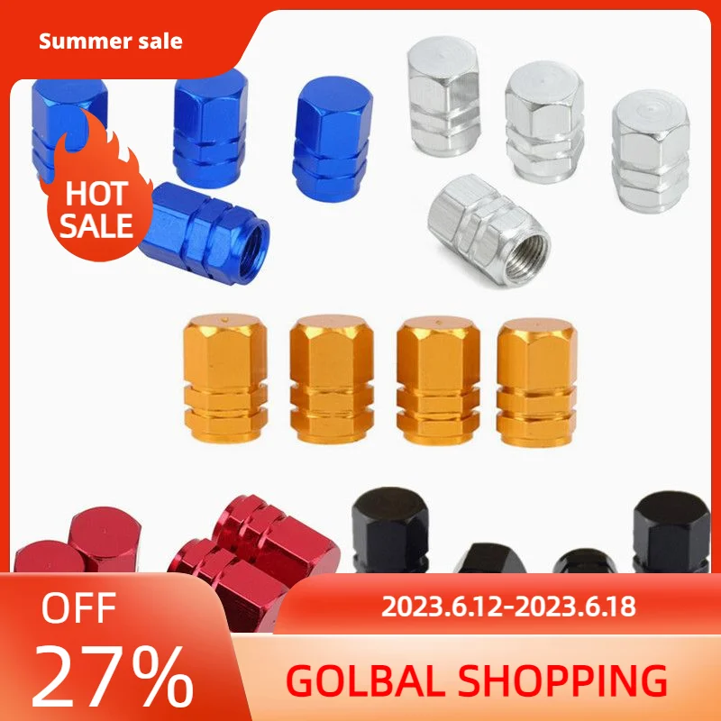 4pcs Car Wheel Plugs Valve Tire Caps Tires Tapa Valvula Moto Wheel Caps