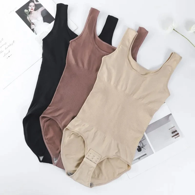 Integrated Body Shaping Underwear For Fashionable Women's High-Quality Pure Cotton Seamless Black Lightweight Shaping Underwear