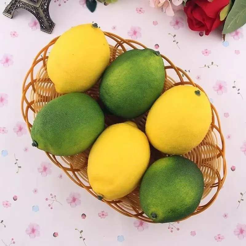 Artificial Lemon Fruit Home Decoration Theater Props Stage Decoration Props