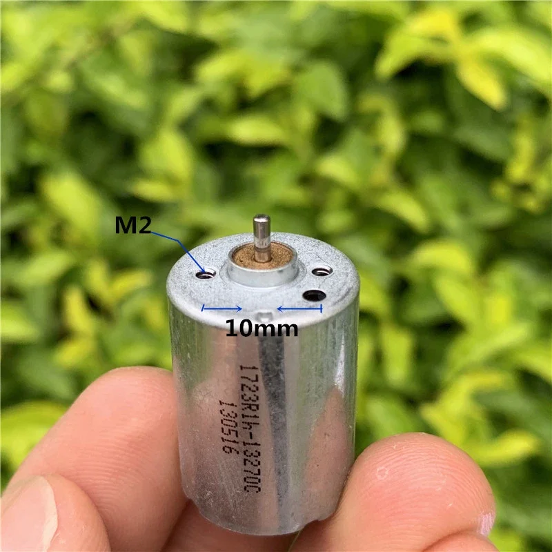 마이크로 130 모터 미니 17mm*23mm 원형 전기 모터 DC3V 3.7V 5V 6V 6350RPM 귀금속 브러시 DIY 장난감 서보 스티어링 엔진