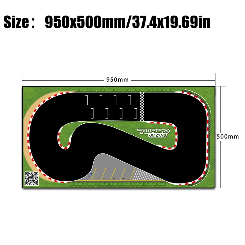 Neue Turbo Racing 1/76 C65 Fernbedienung Mini Drift Auto High Speed RC Racing Modell Spielzeug Tragbare Desktop Track Matte für Junge Erwachsene