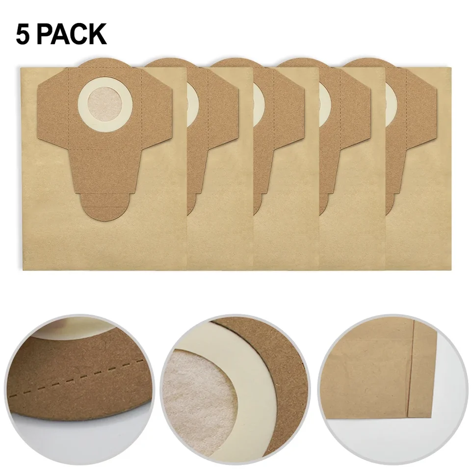 Pack De 10 Bolsas Para Aspiradora Gorenje EVOMAX - Compatibles Con Modelos VCE21EMW, Filtro Multicapa