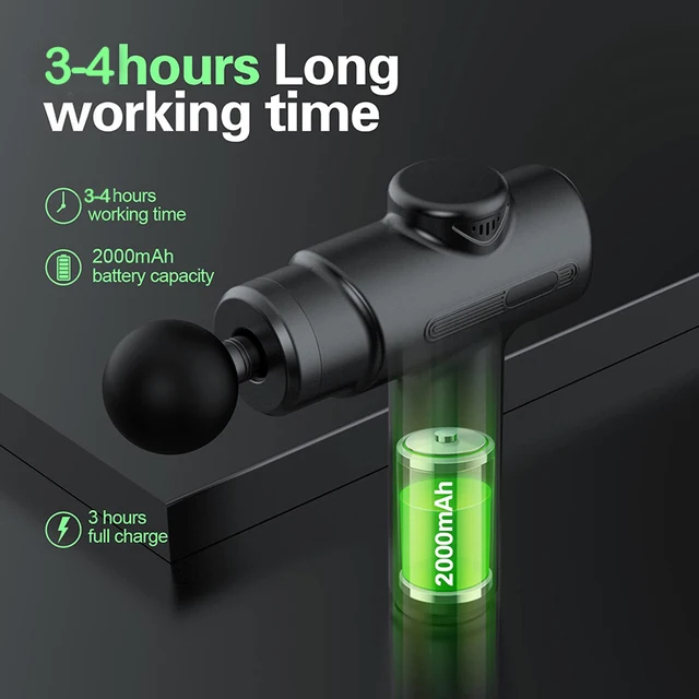 Deep Tissue Massage Gun Impact Massage Arm and Back Muscles with 8 Massage Heads for use after Home Fitness Exercise 2